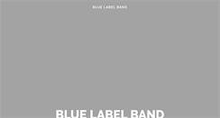 Desktop Screenshot of bluelabelband.com