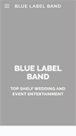 Mobile Screenshot of bluelabelband.com